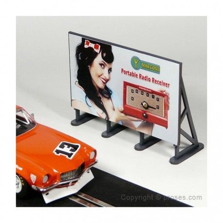 PLS-304 Proses - 6 X Plakatw�nde mit Werbungs- - allgemein
