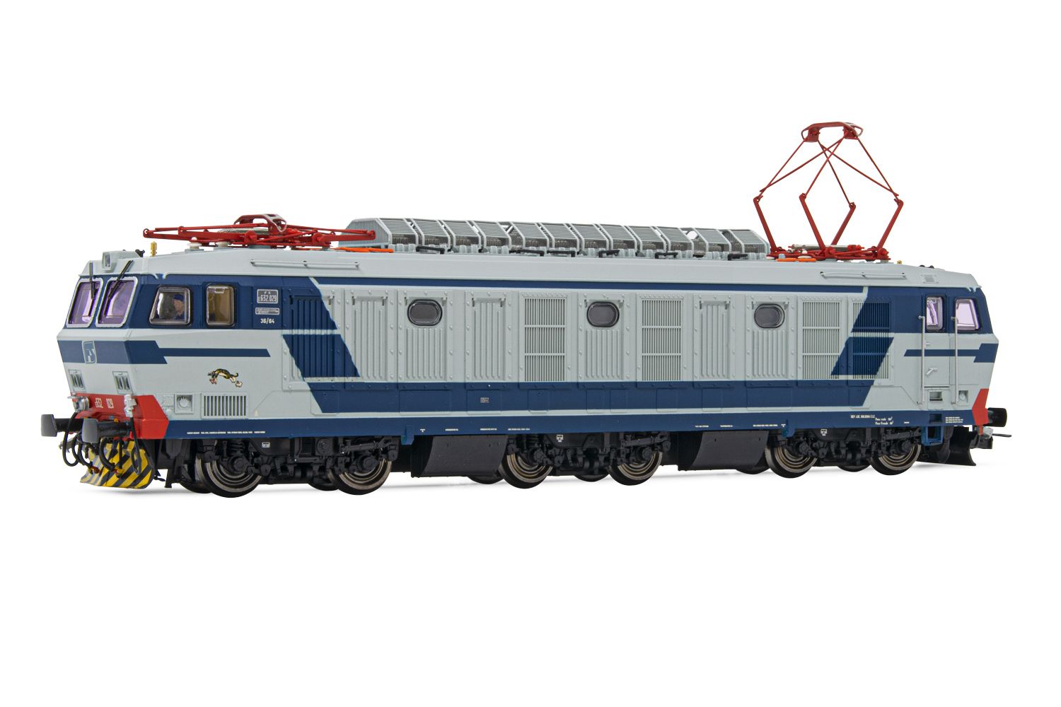 FS, E-Lok E.632 blau/grau, a losanga-Logo, Epoche V
