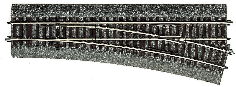 42557 Roco - Bogenweiche rechts BWR-2/3 - Spur H0