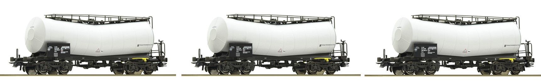 3 Knickkesselwagen der DB AG in Epoche VI aus Set 51340