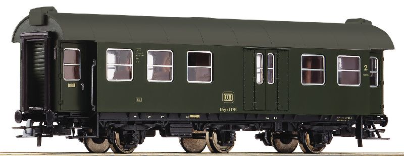 3-achsiger Personenwagen 2. Klasse mit Packabteil, der Deutschen Bundesbahn Epoche III. LüP 153 mm