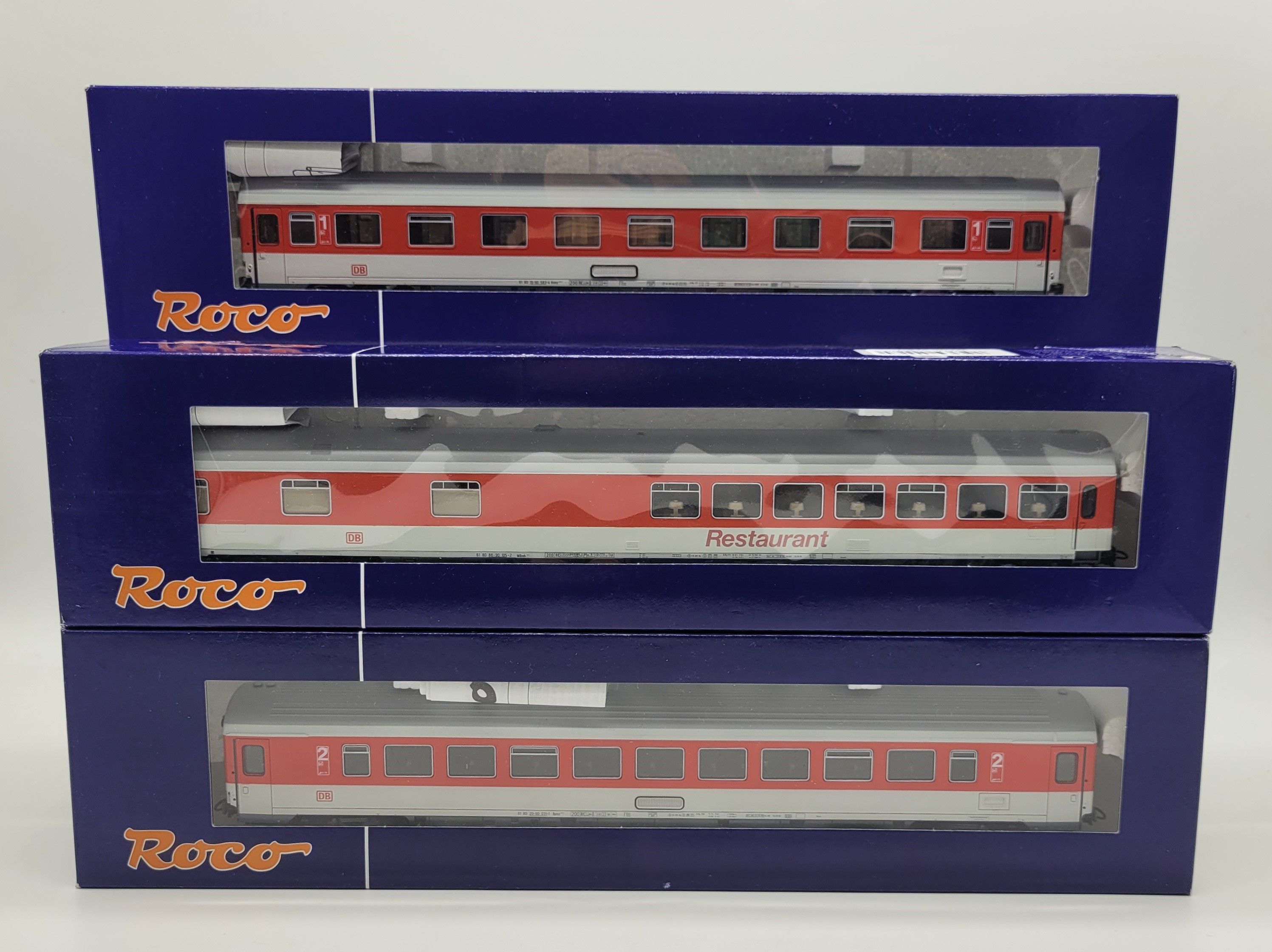 H0 DC ROCO - InterCity Wagen-Set - 5 Wagen - DB - Ep. V  3  x  54426 / 27/25