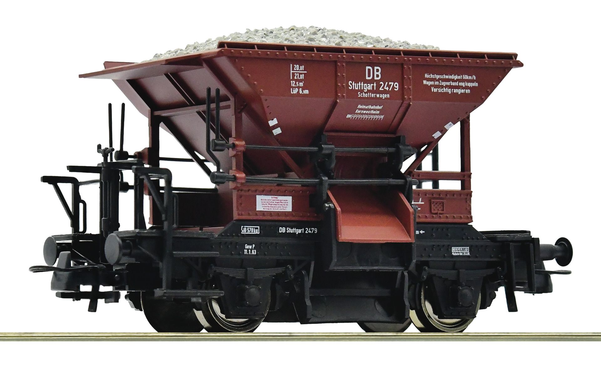 56245 Roco - Talbot-Schotterwagen DB III - Spur H0