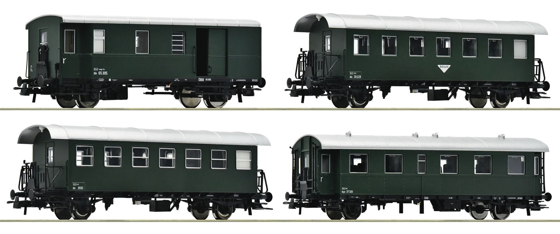 6200050 Roco - 4er Set Personenzug OBB - Spur H0