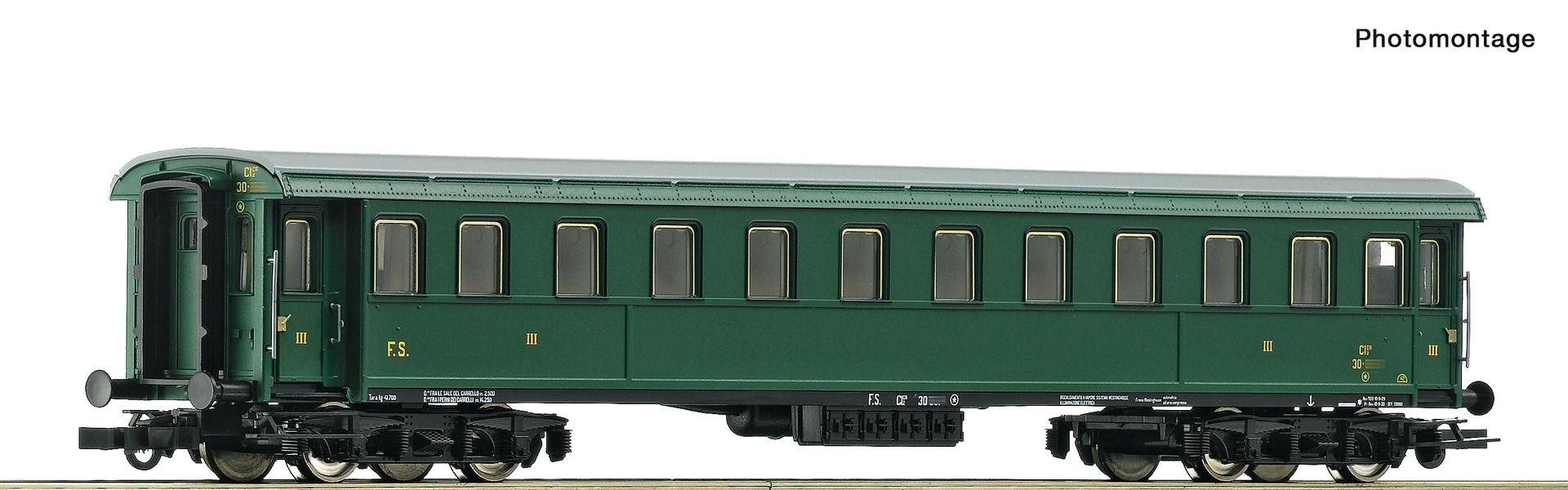 6200094 Roco - 3. Kl. Schnellzugwag. FS - Spur H0