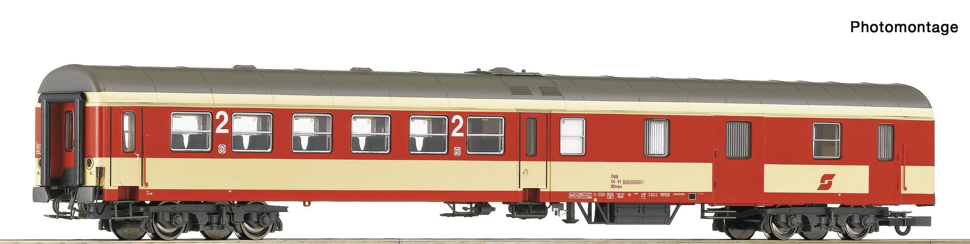 6200111 Roco - Mitteleinstiegswagen 2. Klasse/Gep�ck - Spur H0