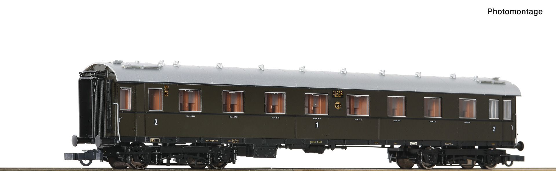 6200136 Roco - D-Zugw. 1/2.Kl. DRG BA28 - Spur H0