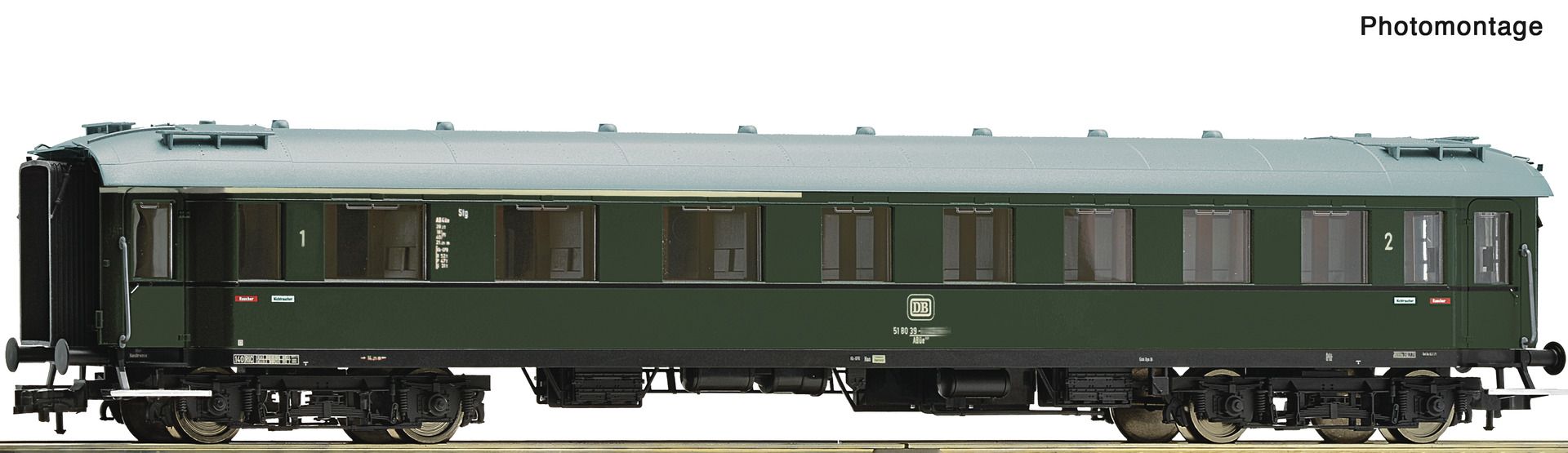 6200158 Roco - Schnellzugwag. BA35 1./2.Kl. - Spur H0