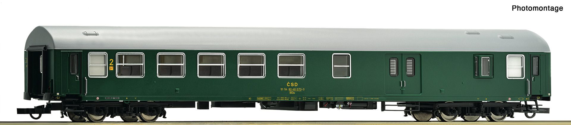 6200171 Roco - Schnellzugwag. Y/B70 Gepaeck - Spur H0