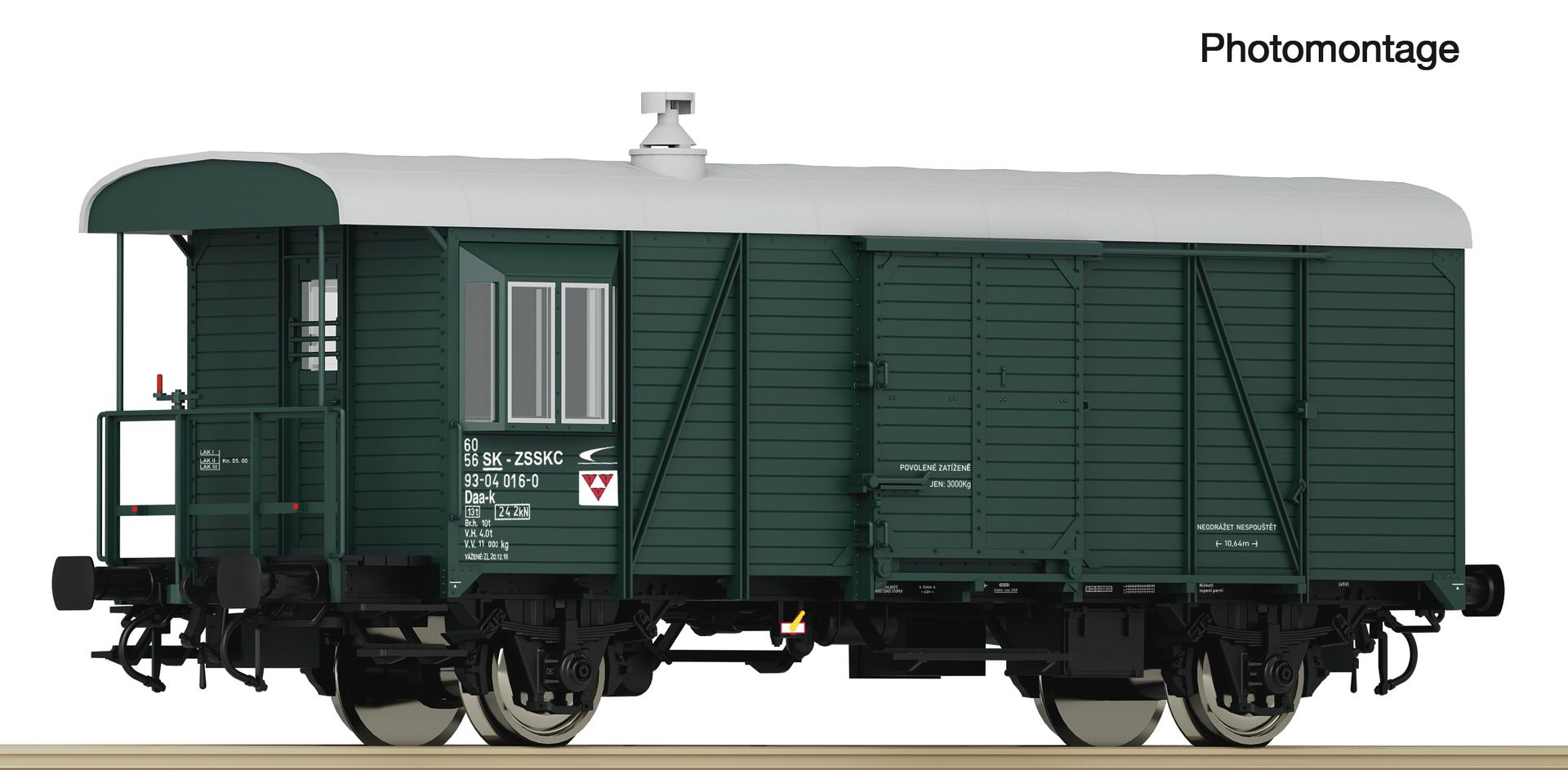 6200177 Roco - Begleitwag. Daa-k ZSSK - Spur H0