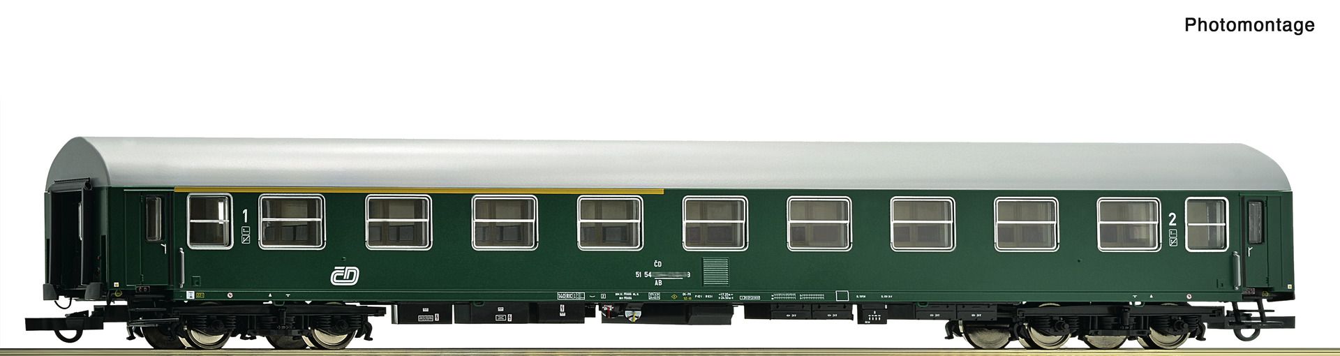 6200221 Roco - Reisezugwagen 1./2. Klasse - Spur H0