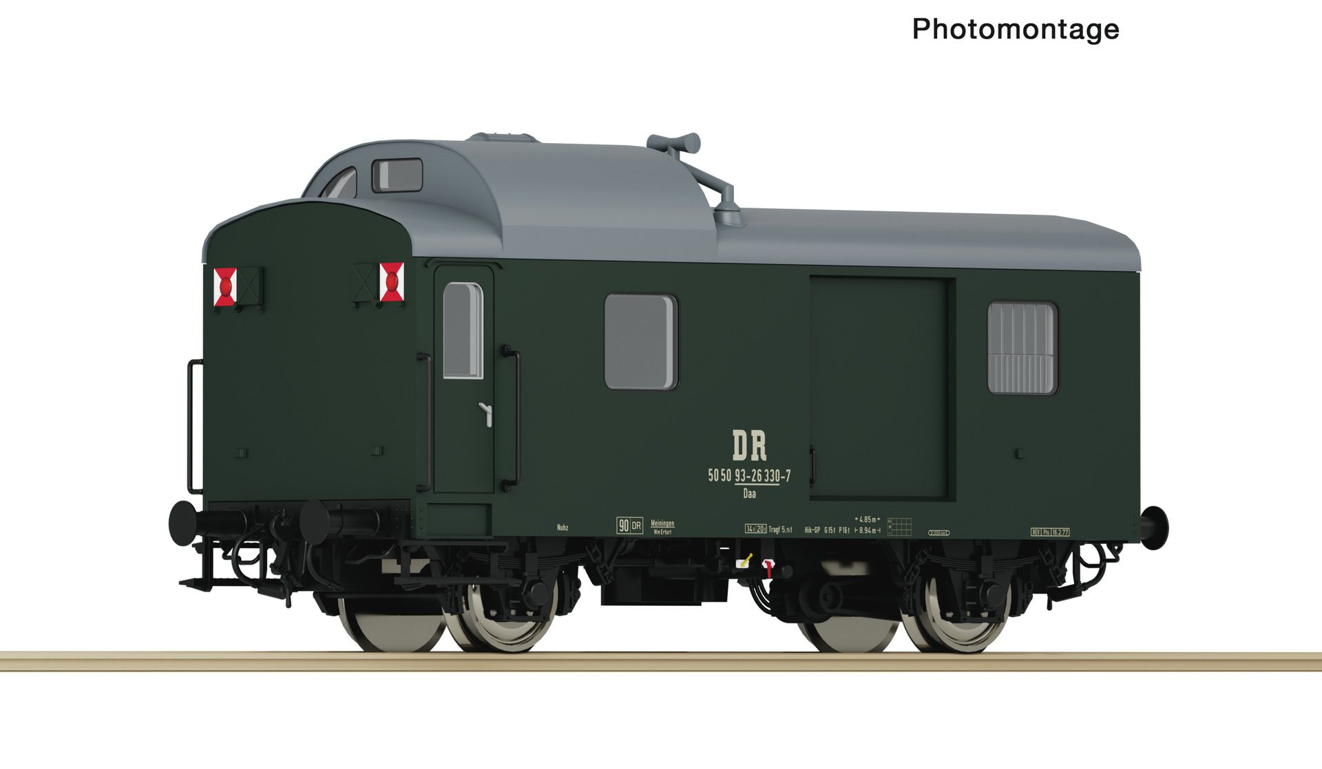 ROCO 6210176 H0 Gepäckwagen Daa, DR, Ep. IV