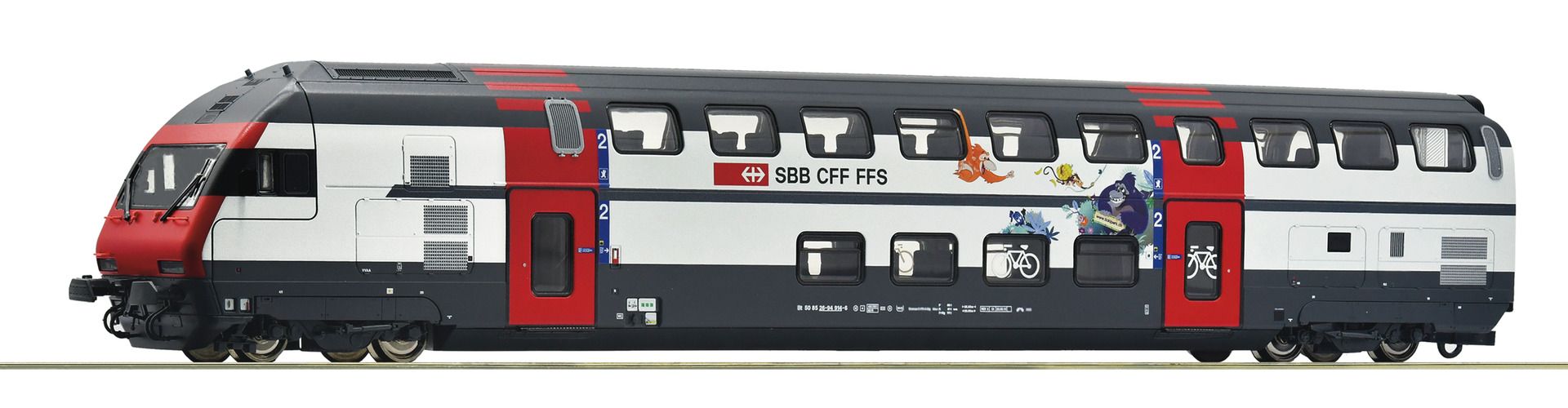 6210218 Roco - Doppelstock-Steuerwagen - Spur H0