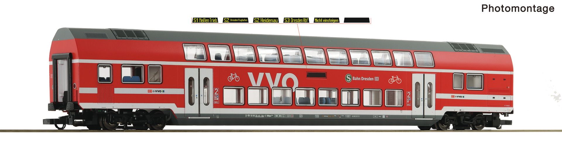 6220207 Roco - Erg�nzungswagen VVO DB-AG AC - Spur H0