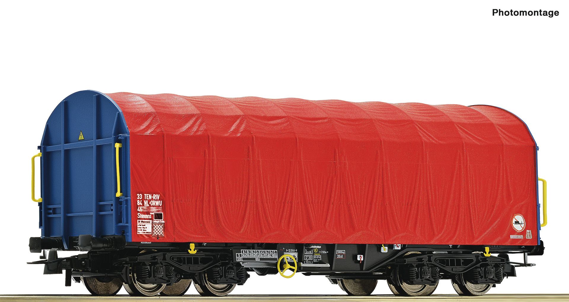 6600085 Roco - Schiebeplanenwag. Onrail - Spur H0