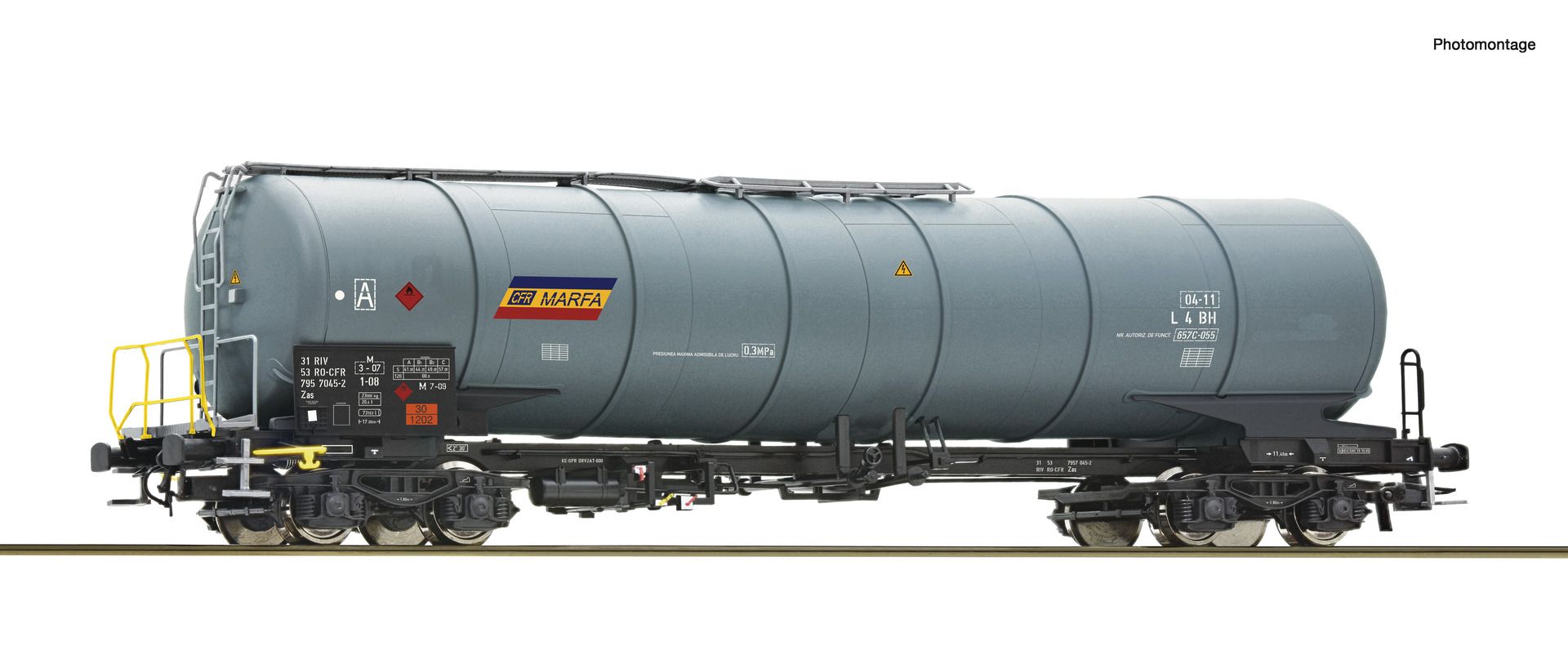 6600090 Roco - Kesselwag. CFR Marfa - Spur H0