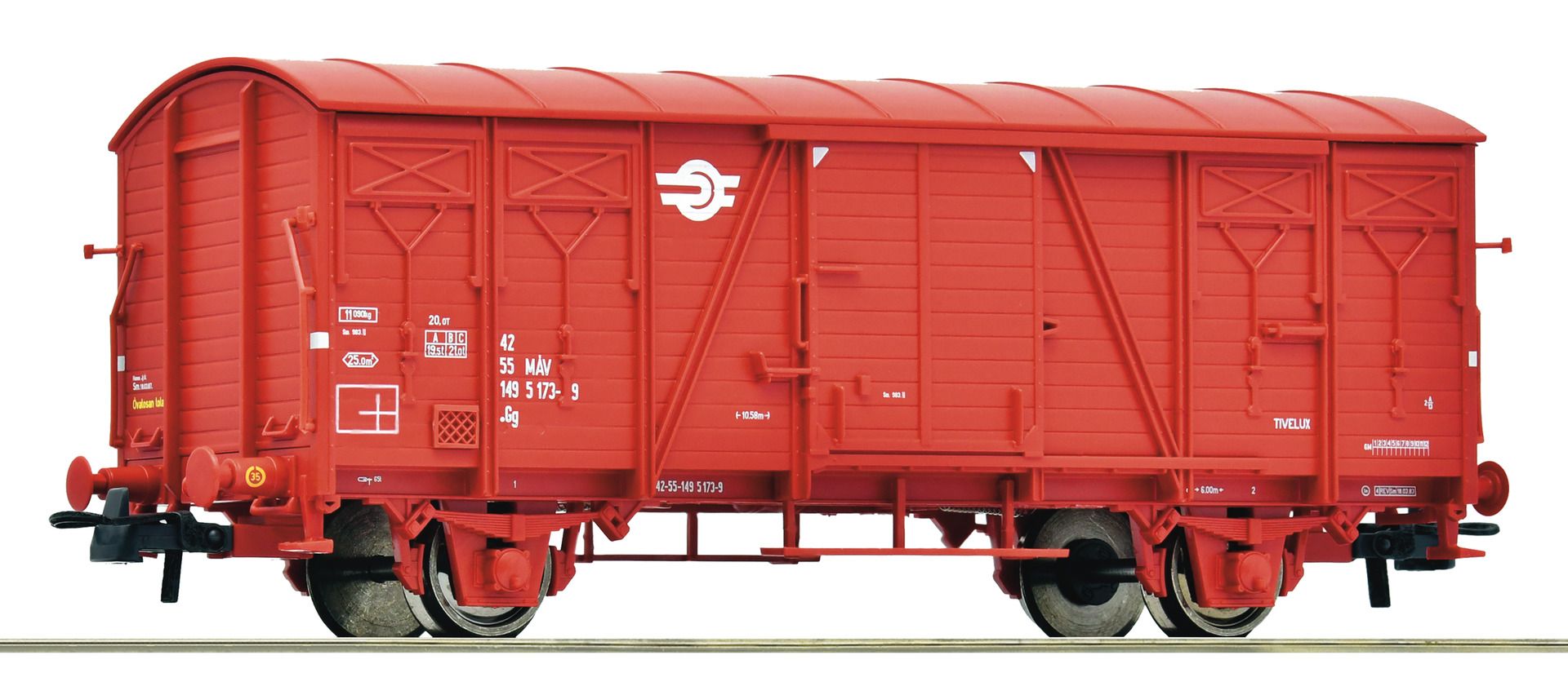 6600097 Roco - Gedeckter G�terwagen - Spur H0