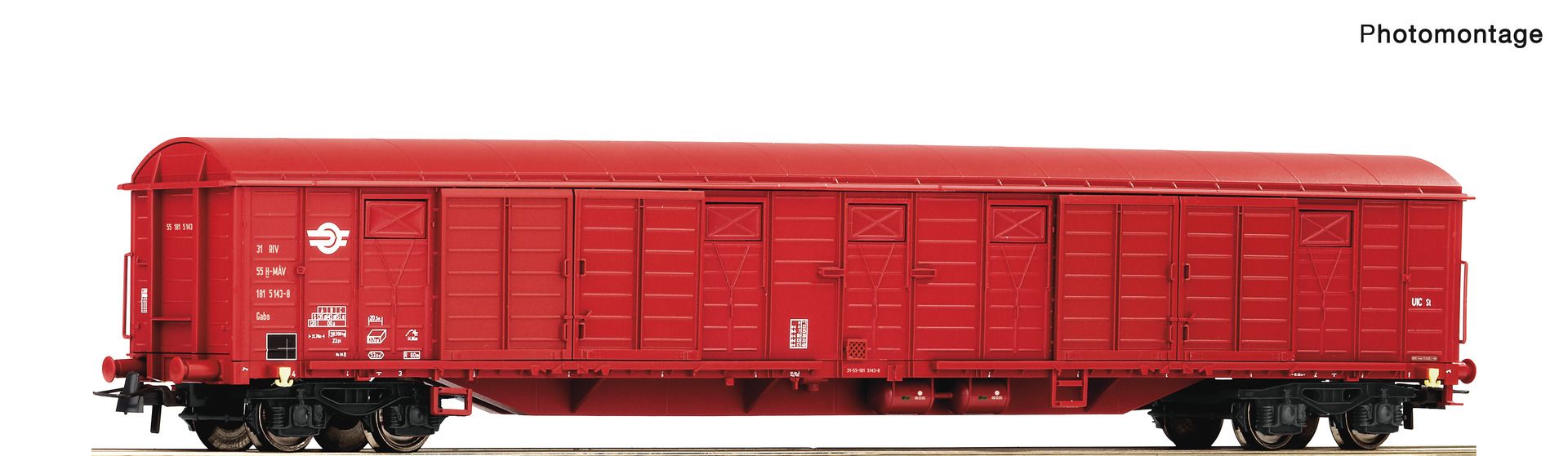 6600129 Roco - Gedeckter G�terwagen - Spur H0