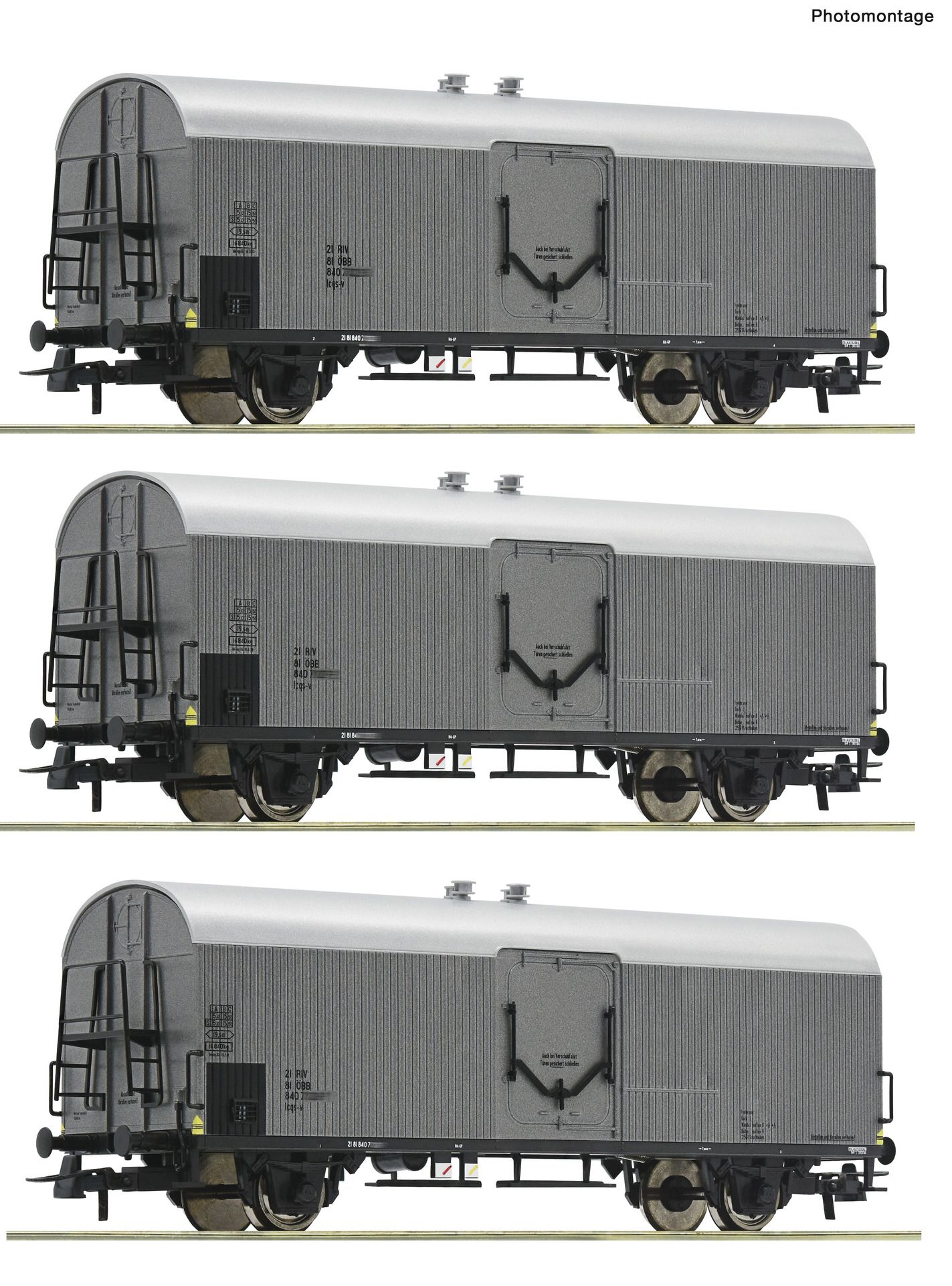 6600140 Roco - 3er Set Kuehlwagen OEBB - Spur H0