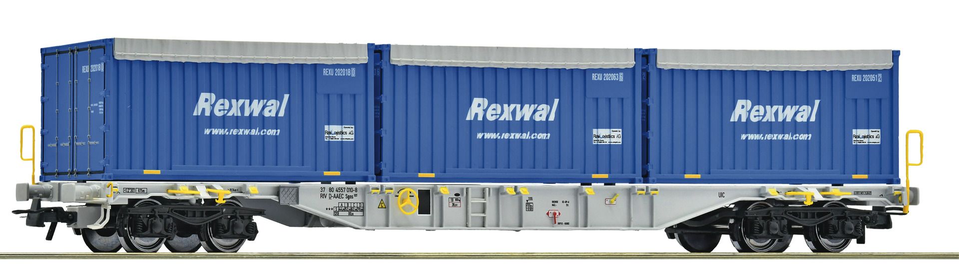 6600234 Roco - Containertragwagen - Spur H0