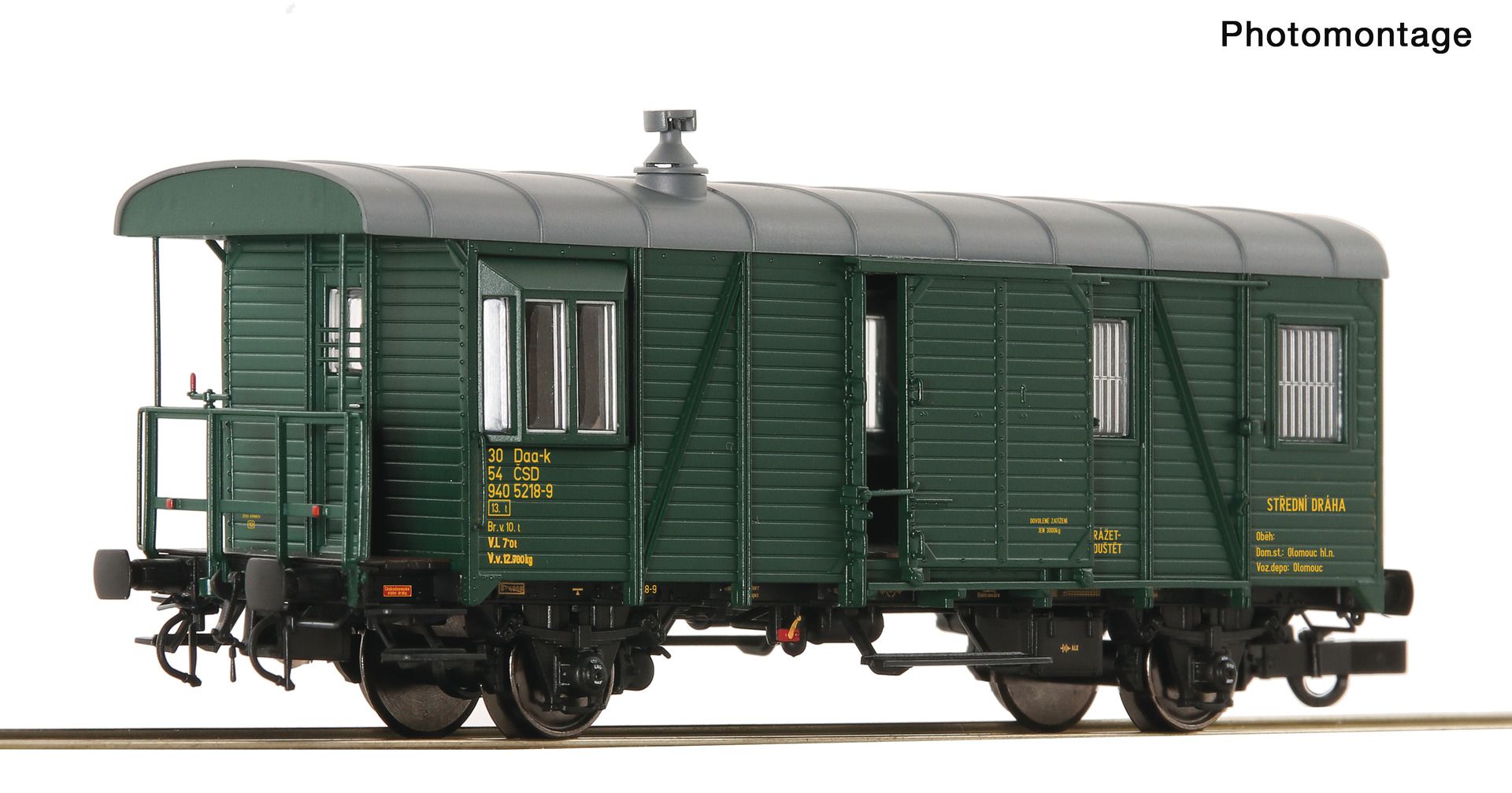 6600238 Roco - G�terzug-Begleitwagen - Spur H0