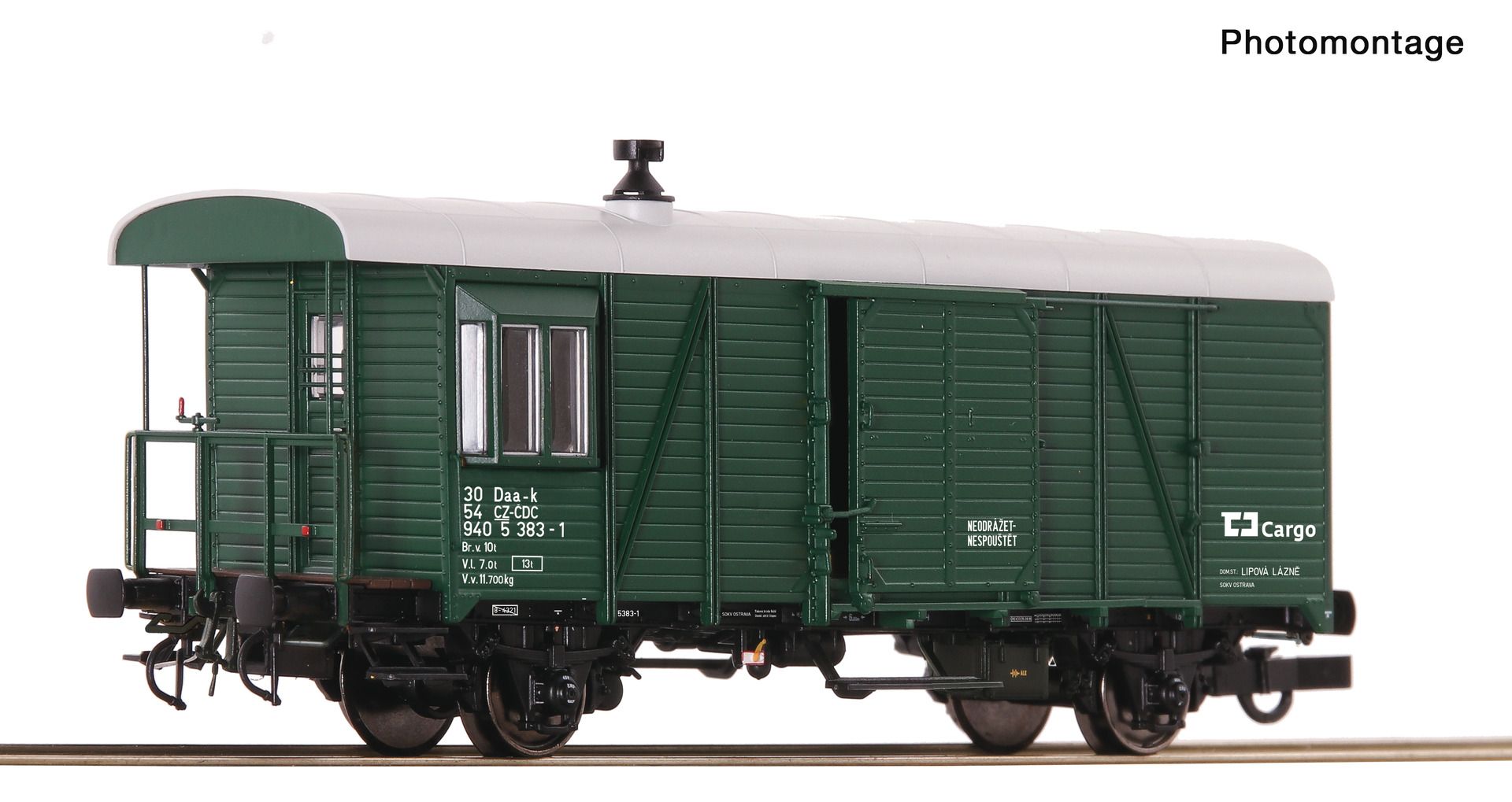 6600239 Roco - G�terzug-Begleitwagen - Spur H0