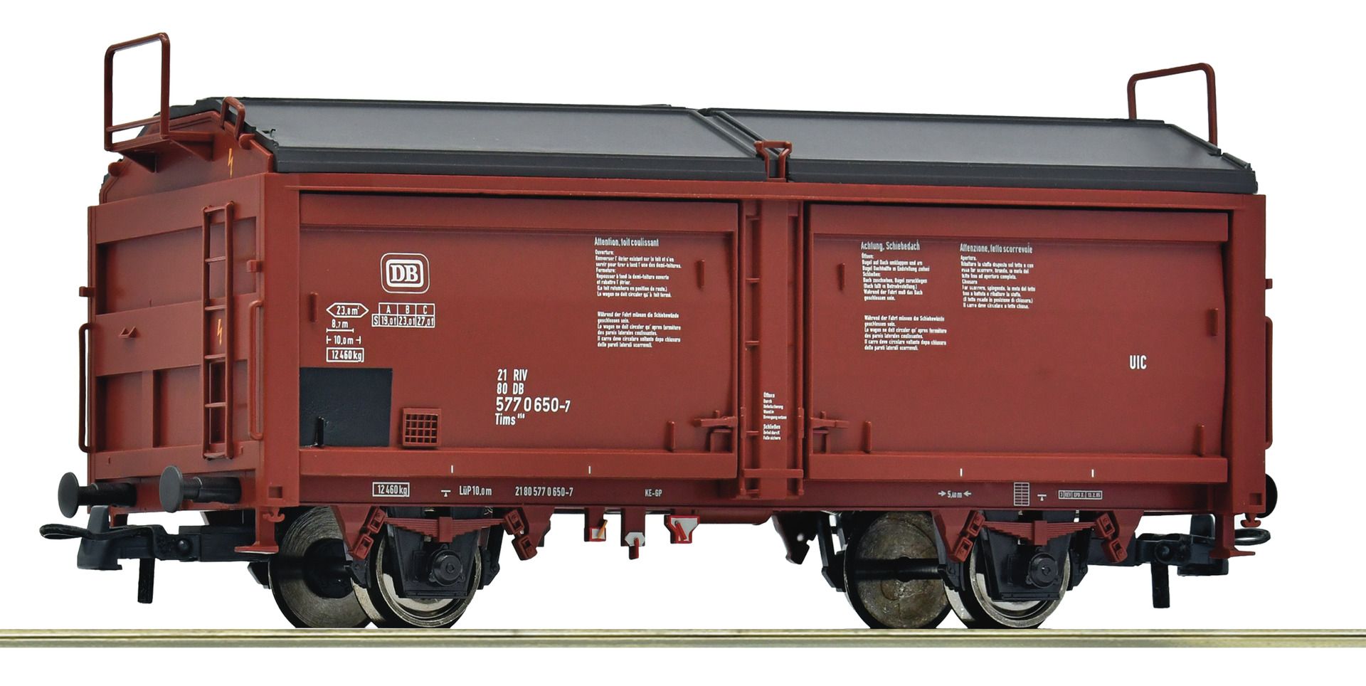 6600264 Roco - Schiebedach-/Schiebewandwagen - Spur H0