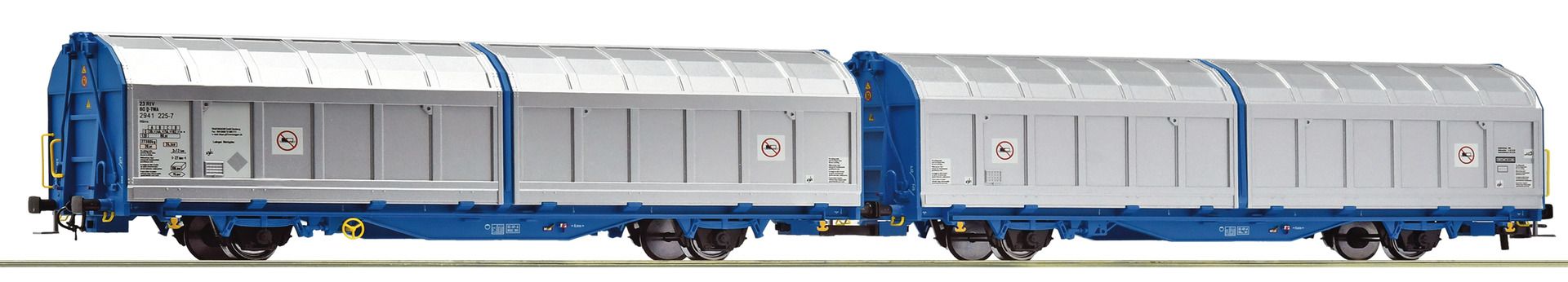 6600276 Roco - Schiebewandwagen-Doppeleinheit - Spur H0