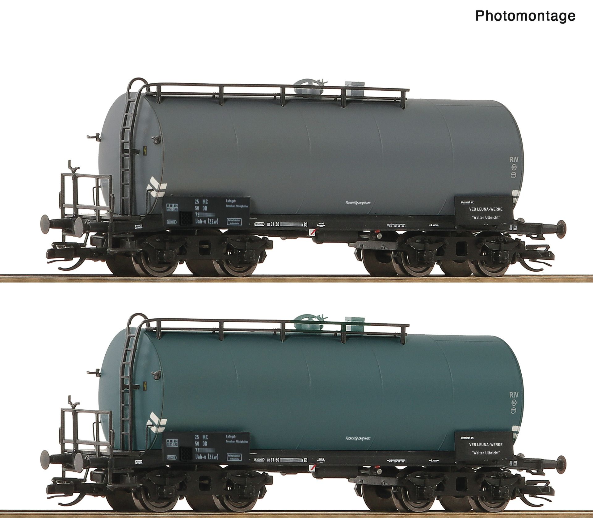 6680036 Roco - 2er Set Kesselwagen DR - Spur TT