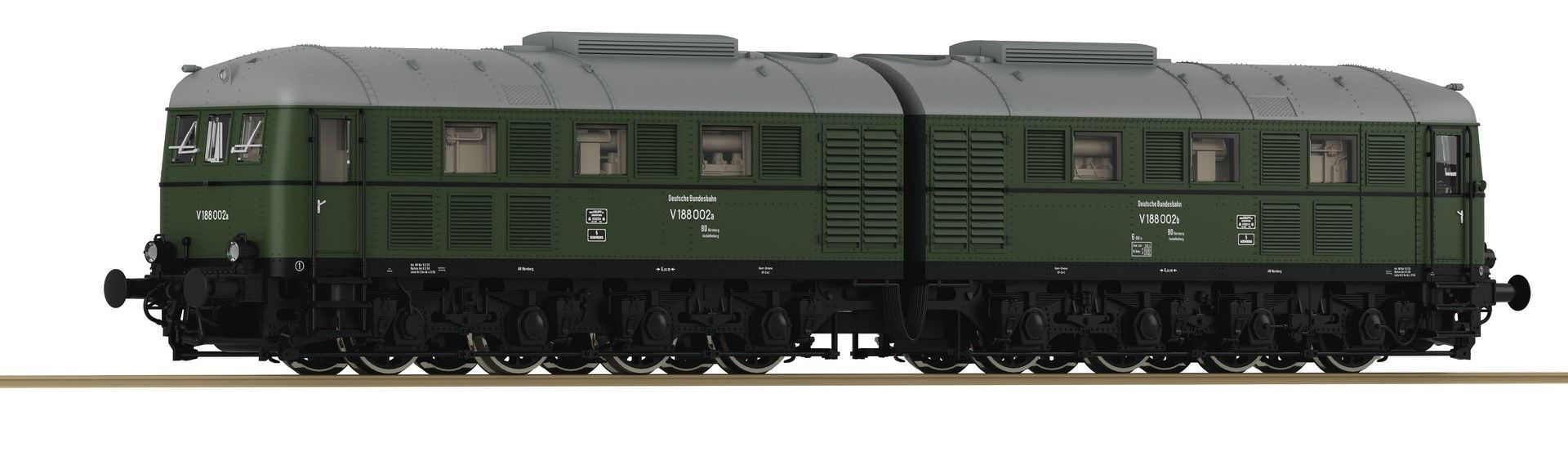 70117 Roco - Diesellok V188 002 DB - Spur H0