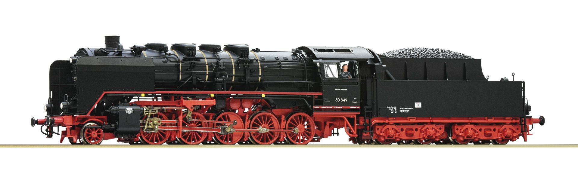 7100011 Roco - Dampflok 50 849 DR - Spur H0