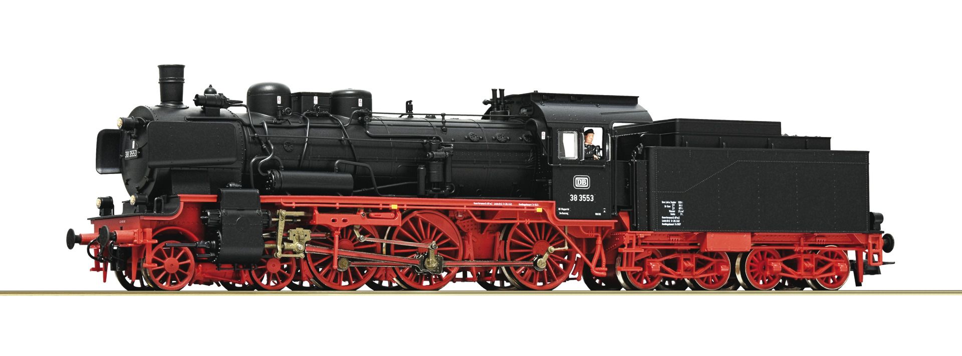 71387 Roco - Dampflok 38 3553 DB - Spur H0