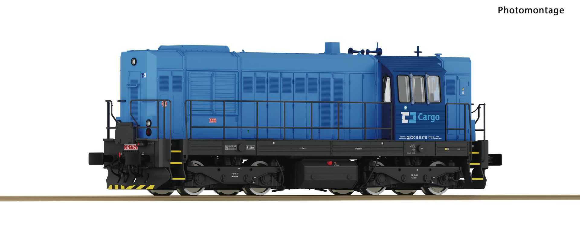 7300004 Roco - Diesellok Rh 742 CD Cargo - Spur H0