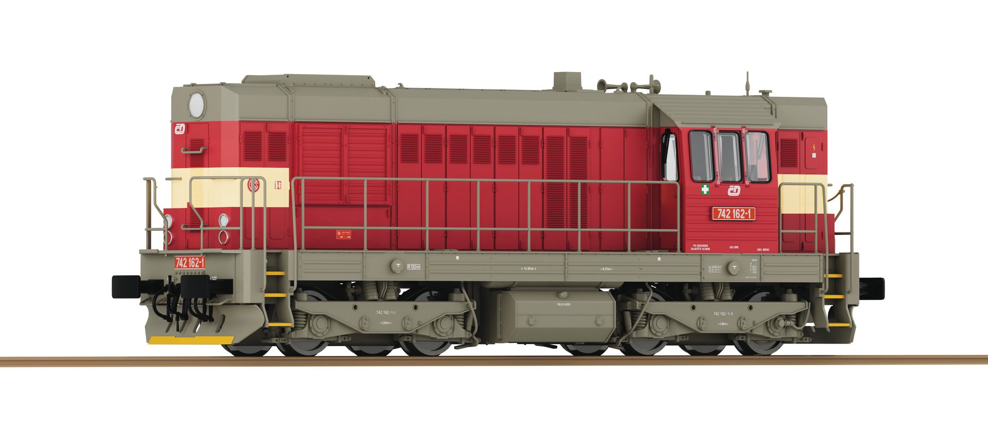 7300014 Roco - Diesellok Rh 742 CD - Spur H0