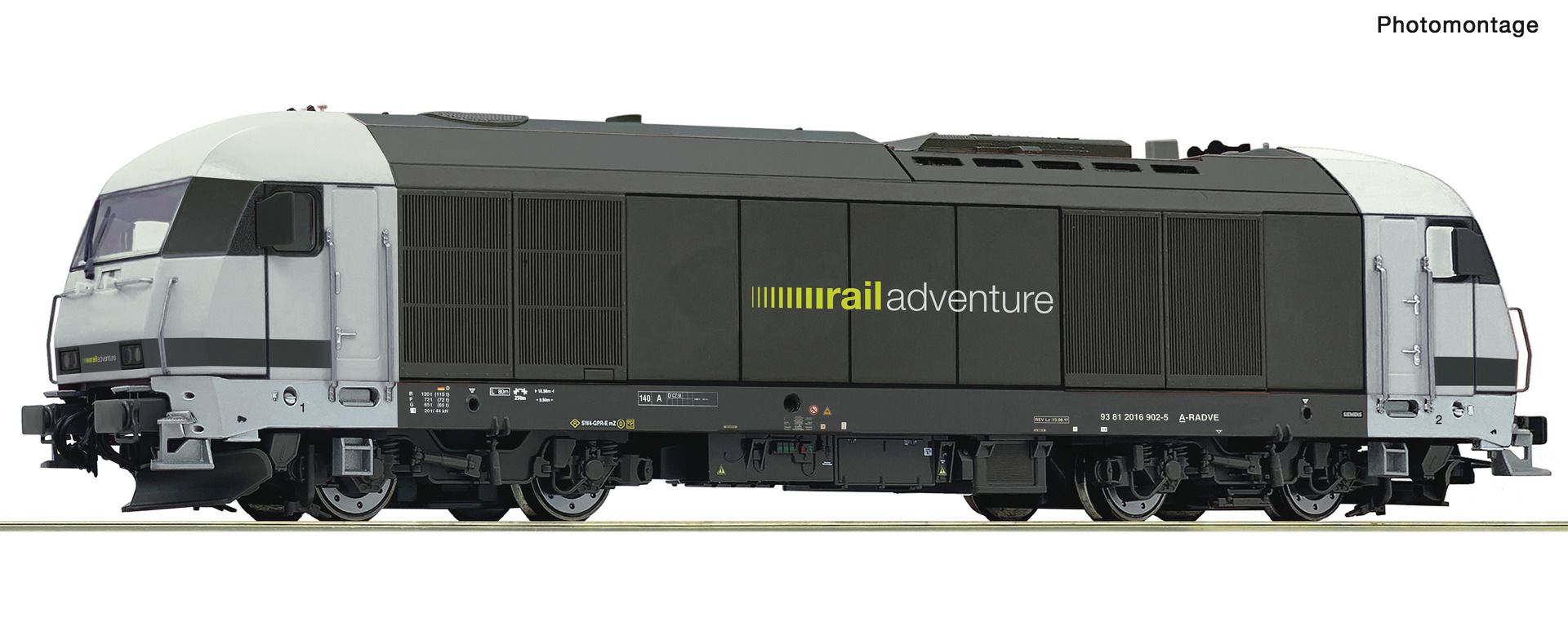 7300036 Roco - Diesellok BR 223 Railadventur - Spur H0