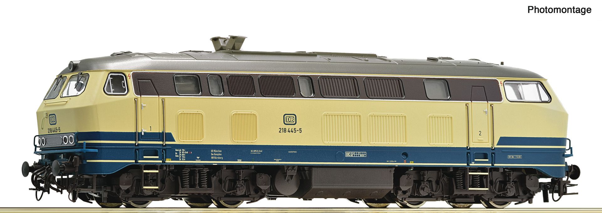 7300041 Roco - Diesellok 218 445 DB - Spur H0