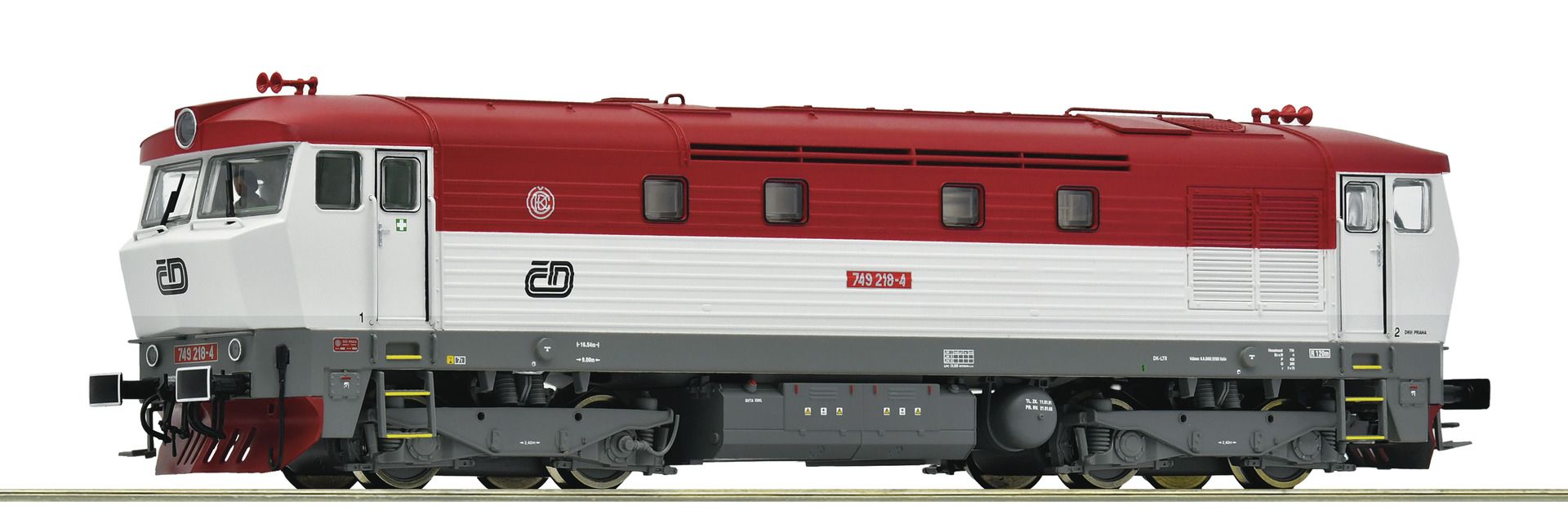 7300054 Roco - Diesellok Rh 749 CD - Spur H0