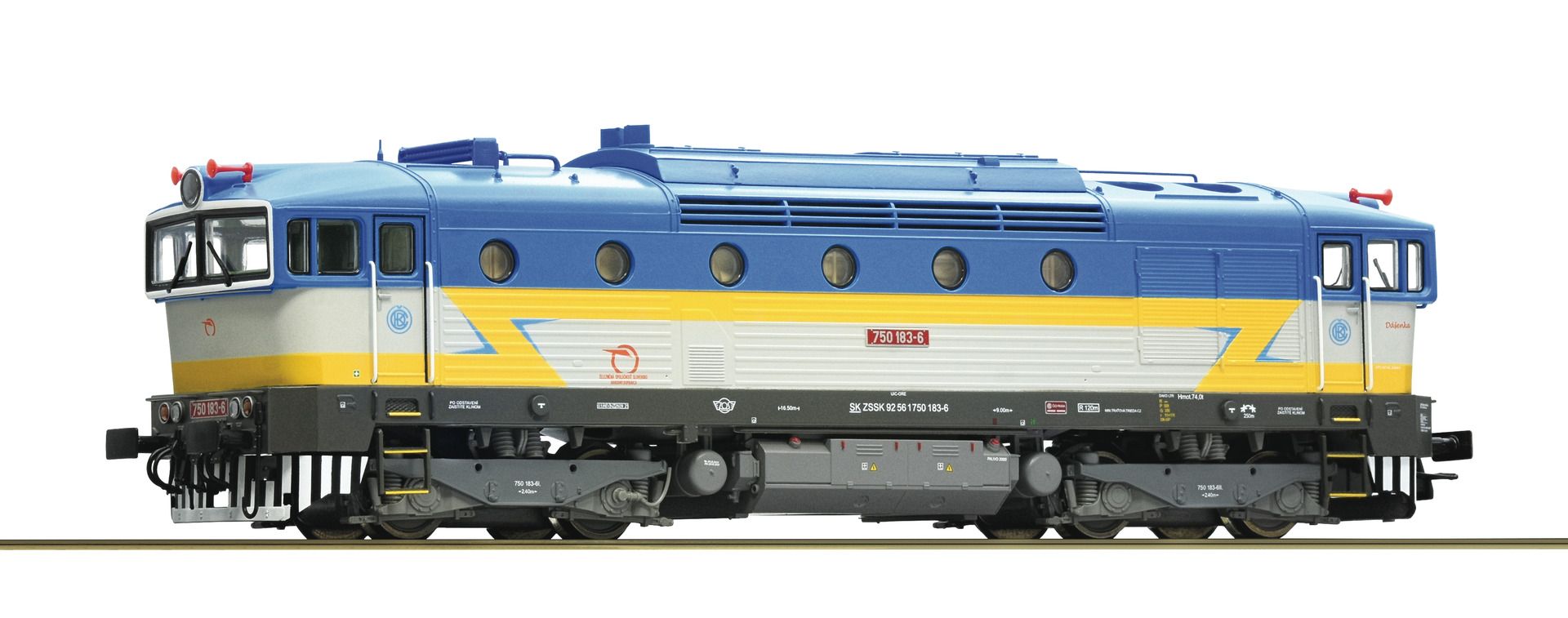 7300056 Roco - Diesellok 750 183 ZSSK - Spur H0