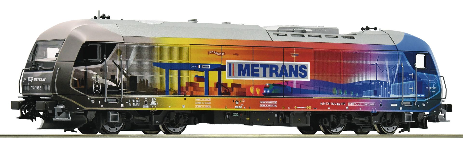 7310049 Roco - Diesellok 761 102 Metrans Sound - Spur H0