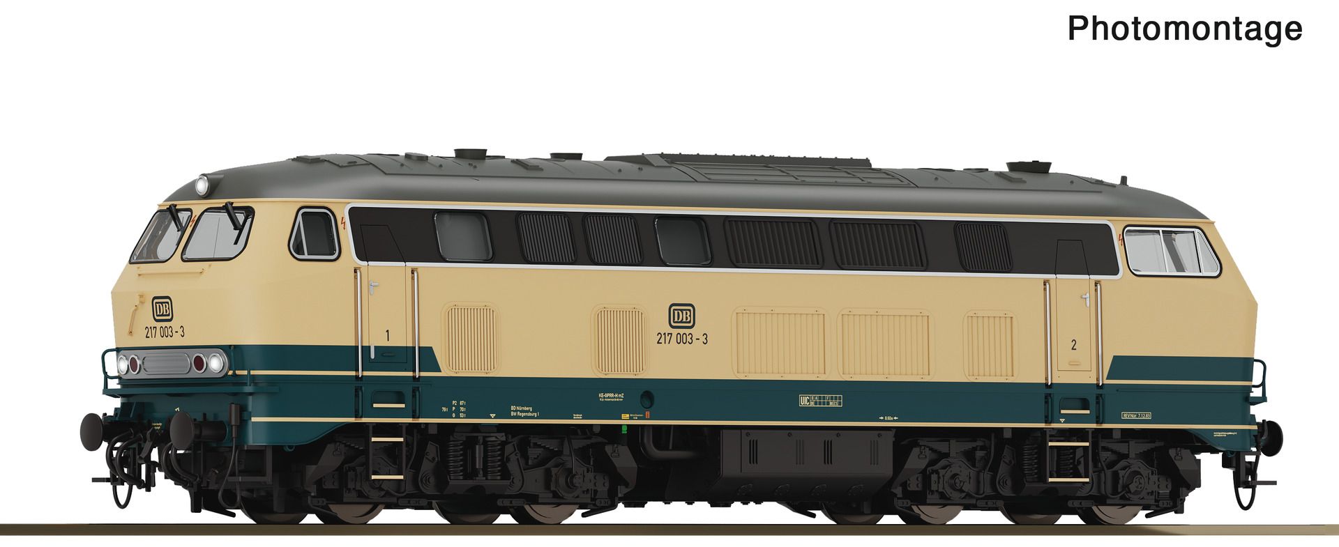 7310068 Roco - Diesellok BR 217 003-3 - Spur H0