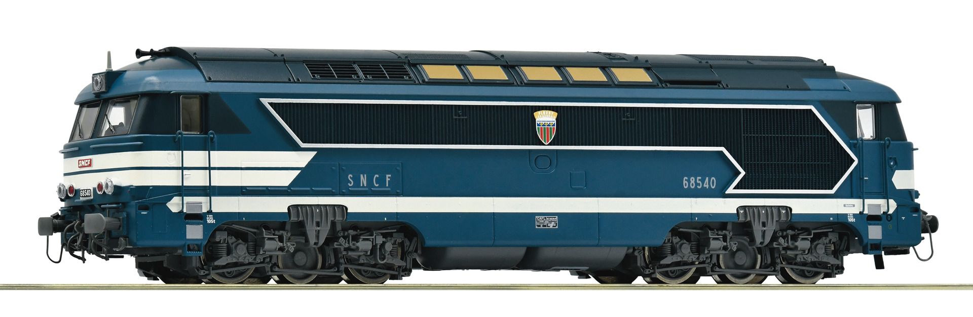7310072 Roco - Diesellok 68000 SNCF DC-Snd. - Spur H0