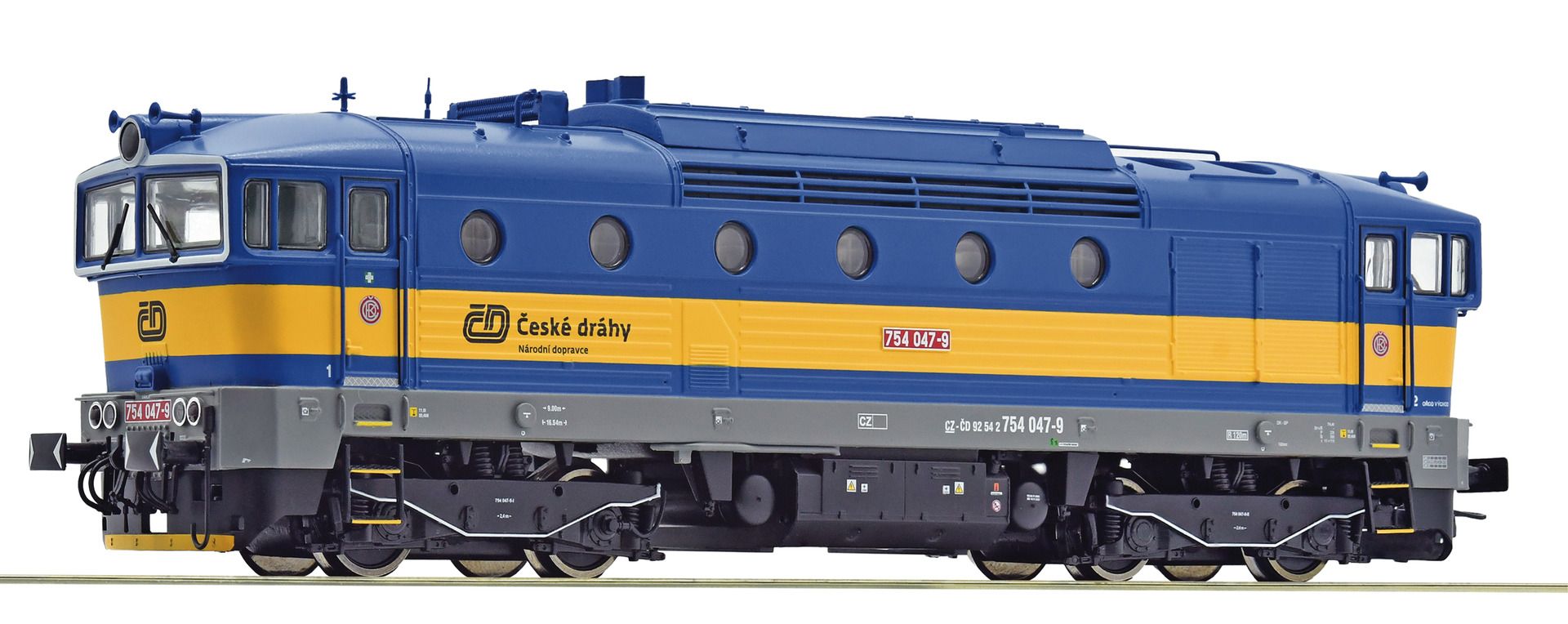 7310089 Roco - Diesellok BR 754 047-9 - Spur H0