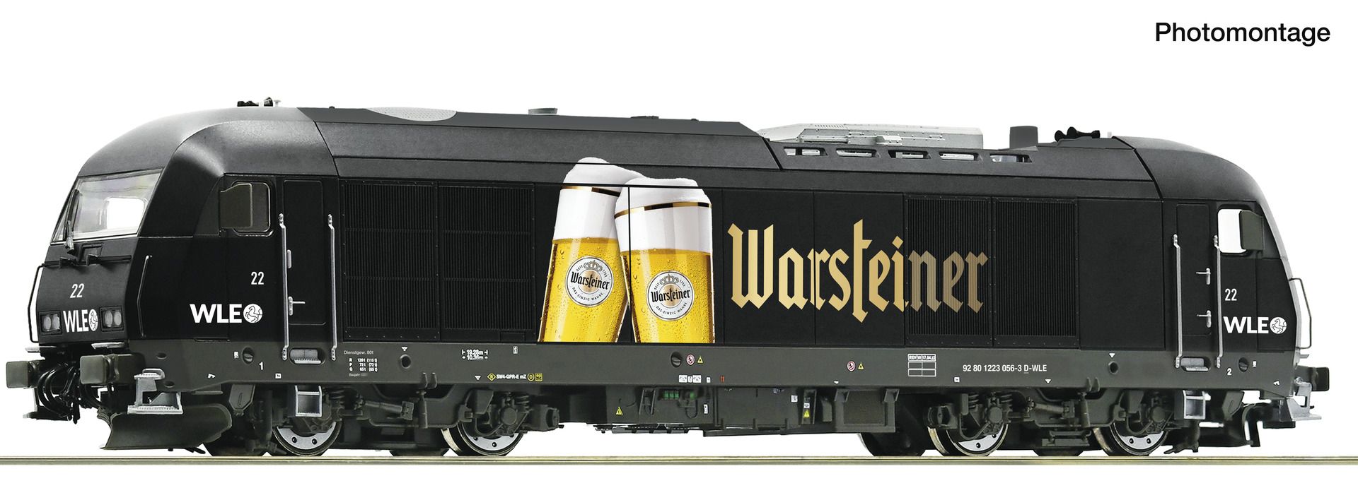 7320104 Roco - Diesellok BR 22 Warsteiner - Spur H0