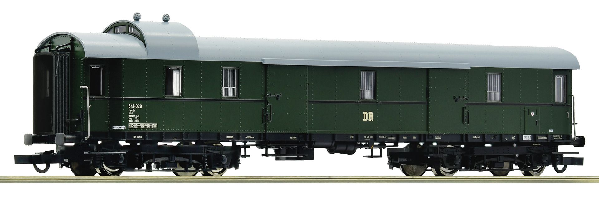 74864 Roco - Einheits-Gepackwag. DR - Spur H0