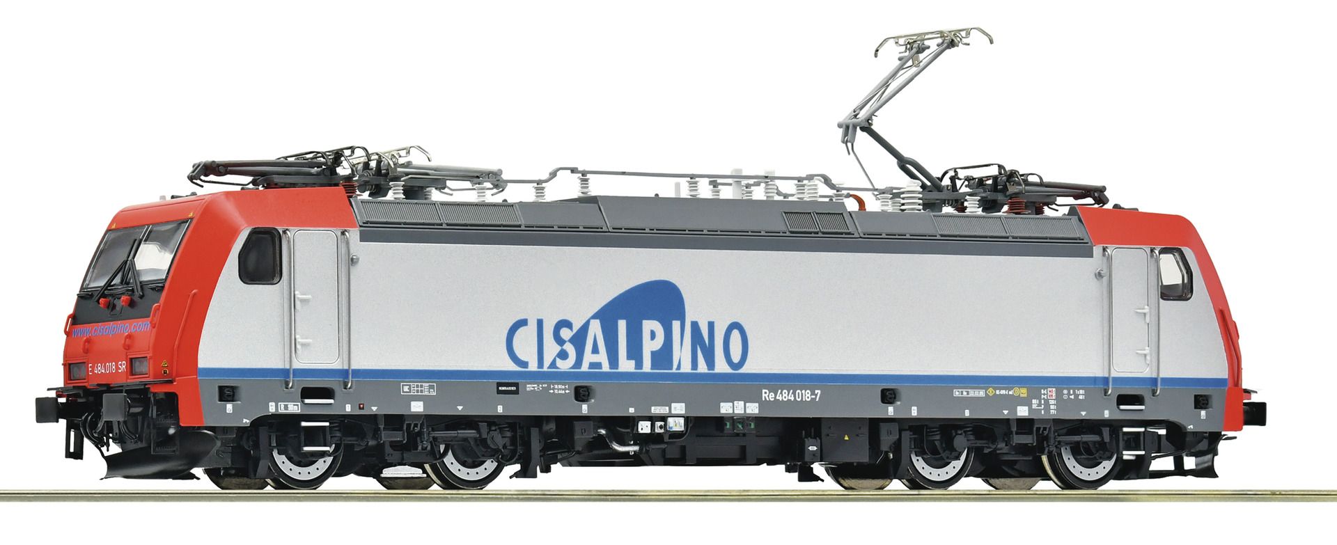 7500031 Roco - E-Lok Re 484 Cisalpino - Spur H0