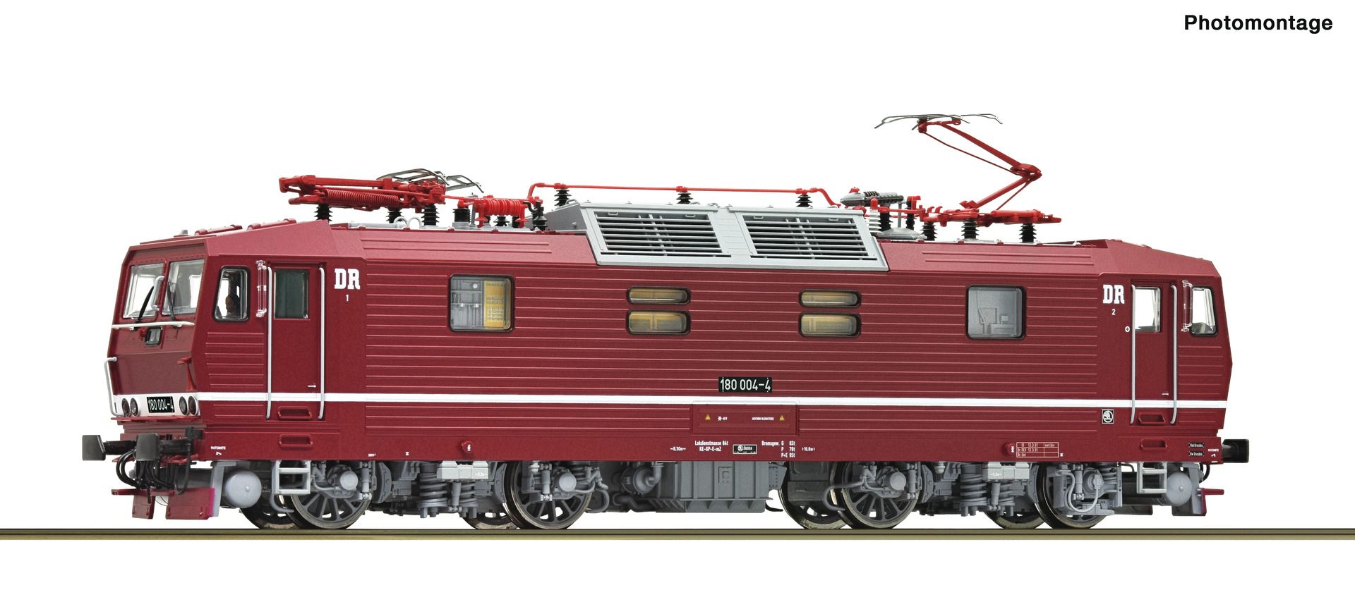 7500052 Roco - E-Lok BR 180 DR - Spur H0