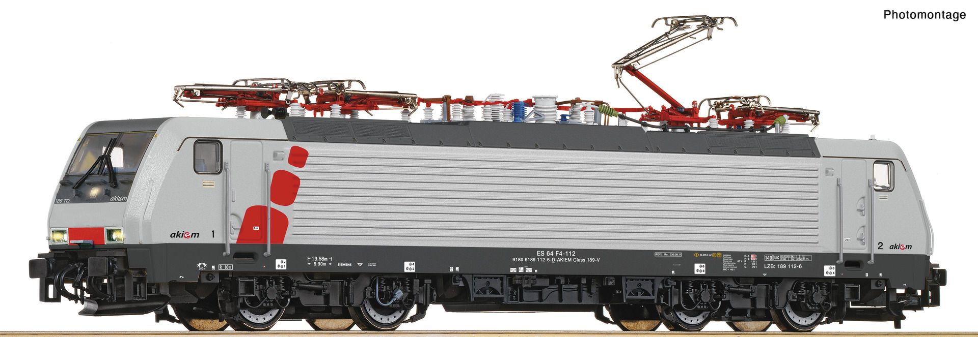 7500057 Roco - E-Lok BR 189 Akiem - Spur H0