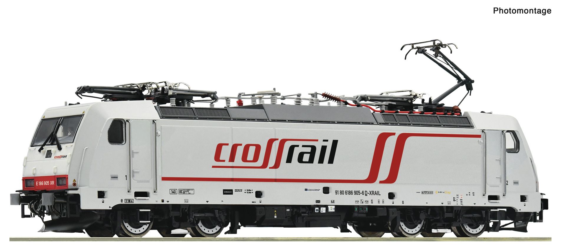7500099 Roco - E-Lok BR 186 Crossrail - Spur H0