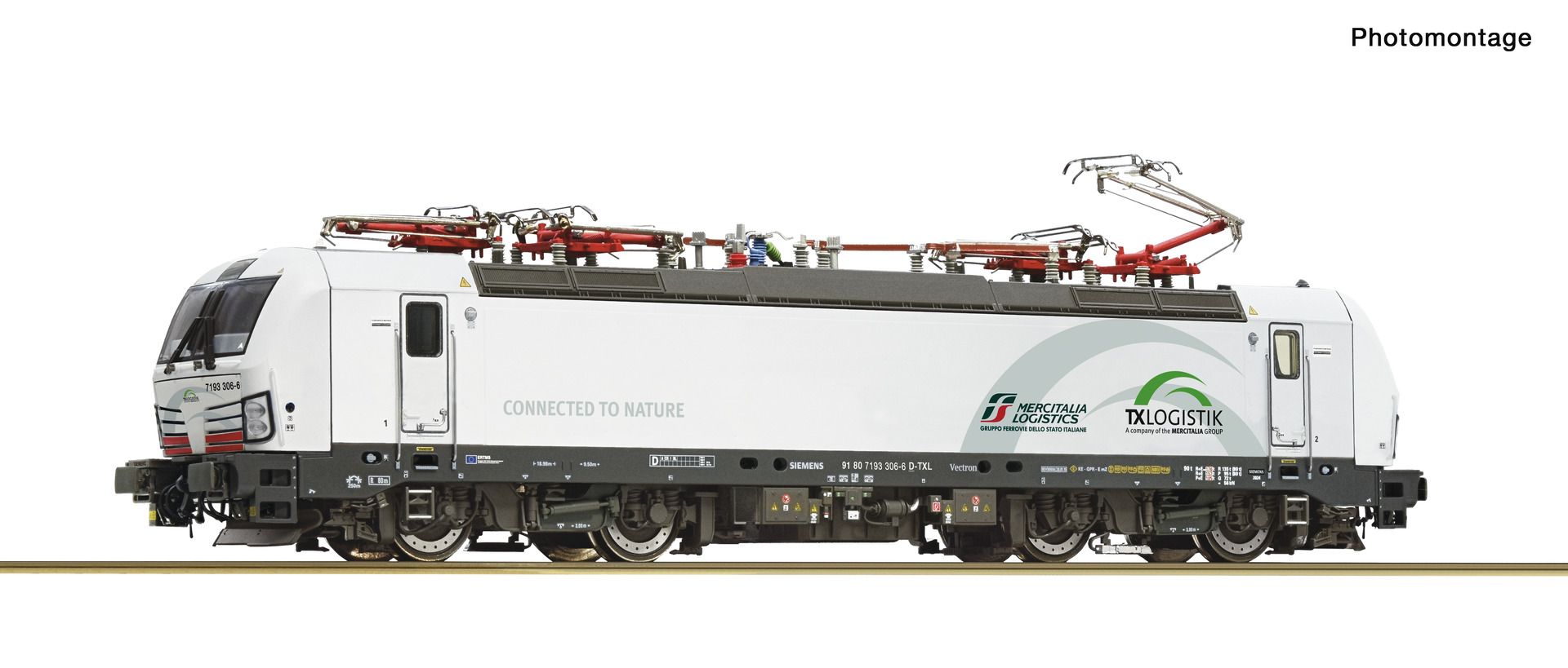 7500174 Roco - E-Lok BR 7193 306-6 - Spur H0