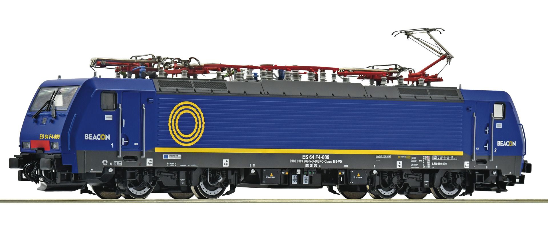 7500188 Roco - E-Lok BR 189 909-5 - Spur H0